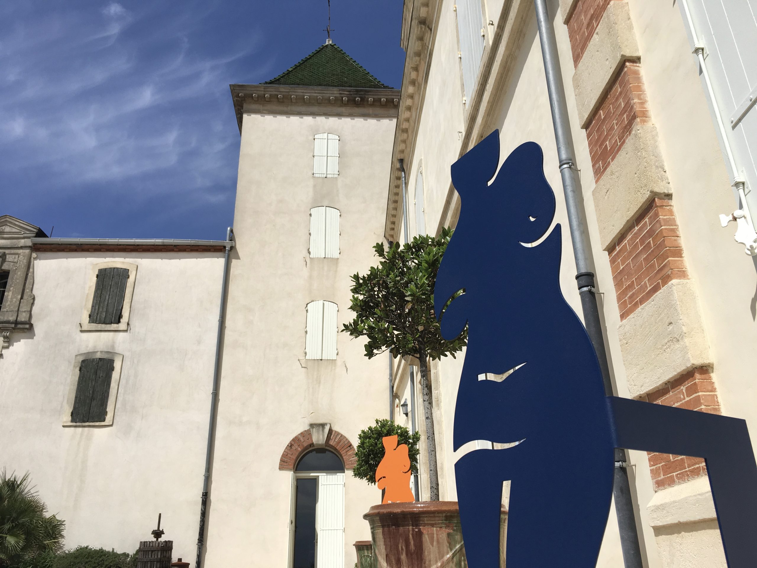 Œuvre d’art sculpturale en métal