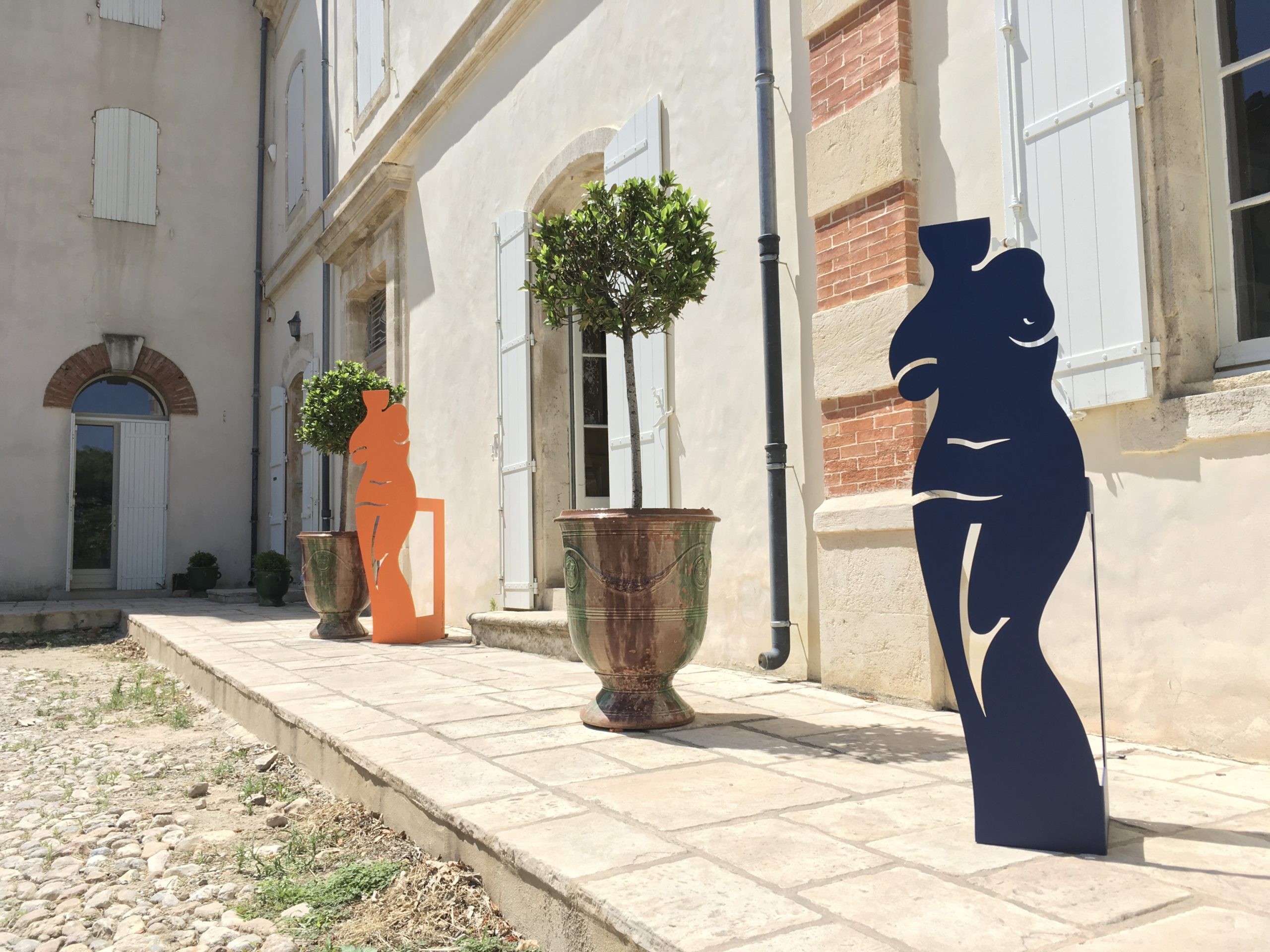 Sculpture contemporaine métallique artistique