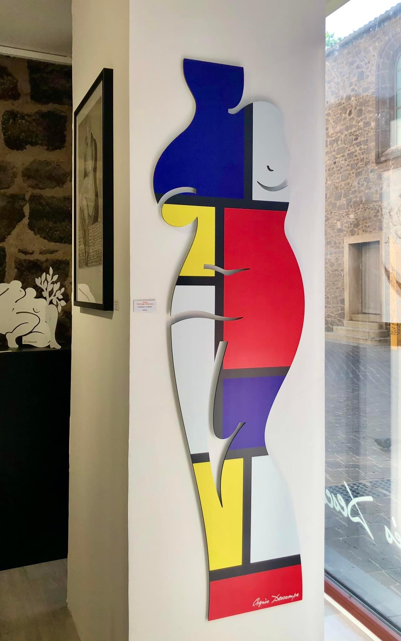 Sculpture artistique contemporaine pour extérieur