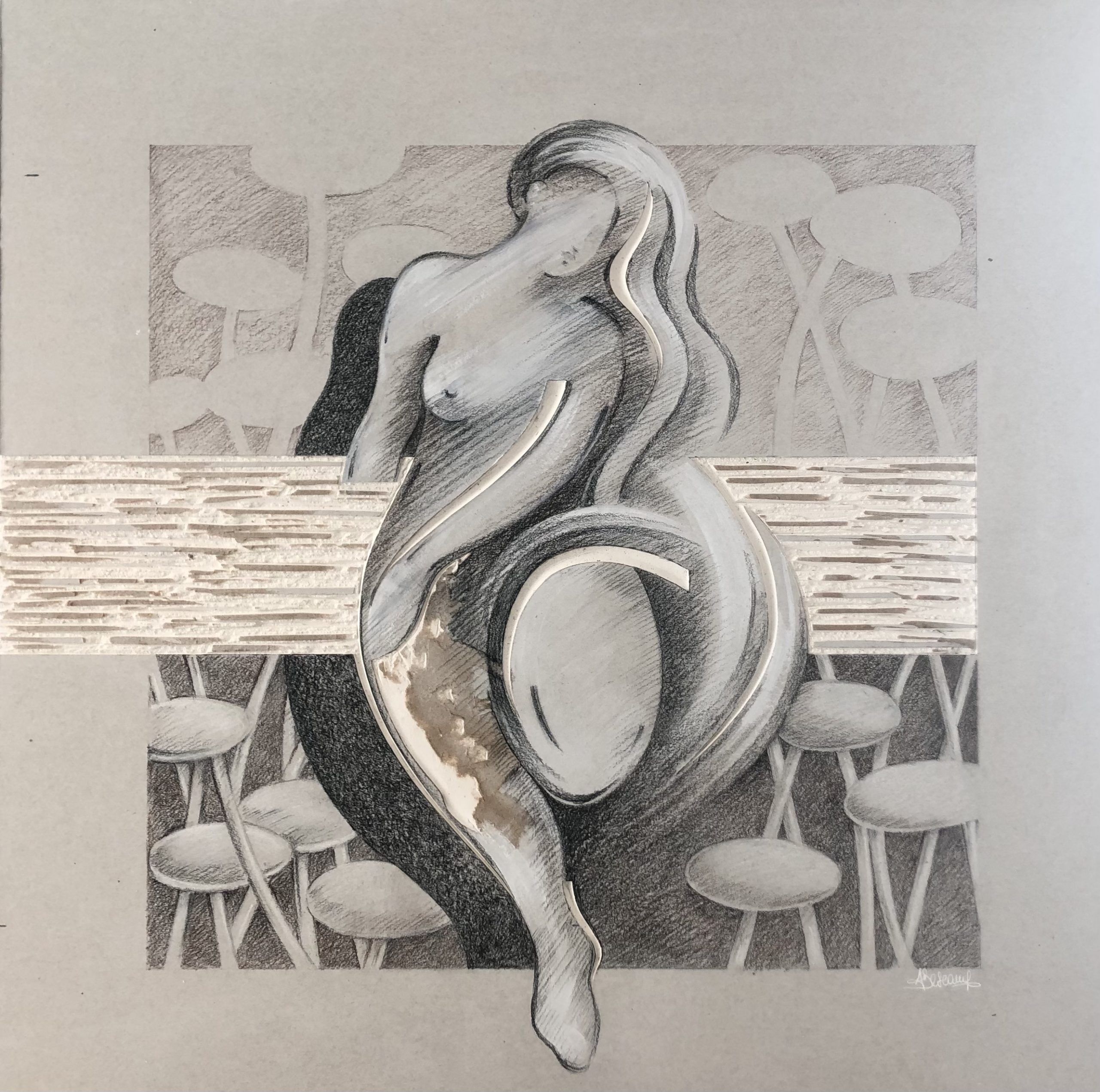 Sculpture contemporaine incarnant l’art pur