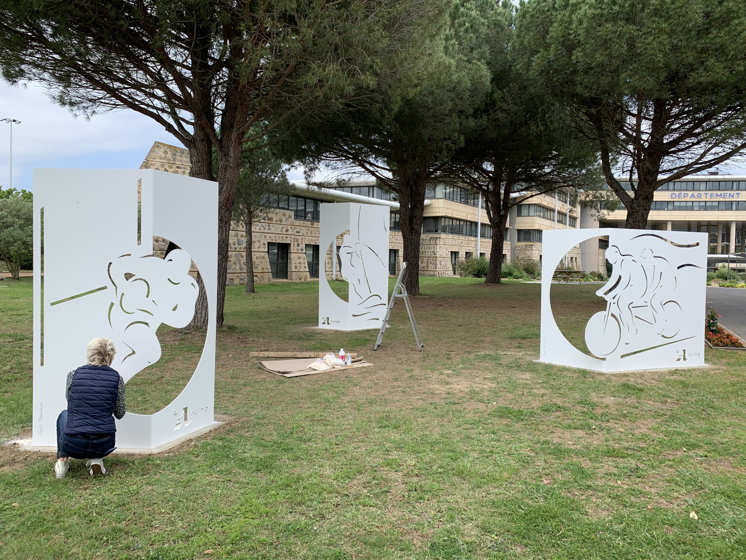 Élément artistique réalisé en sculpture
